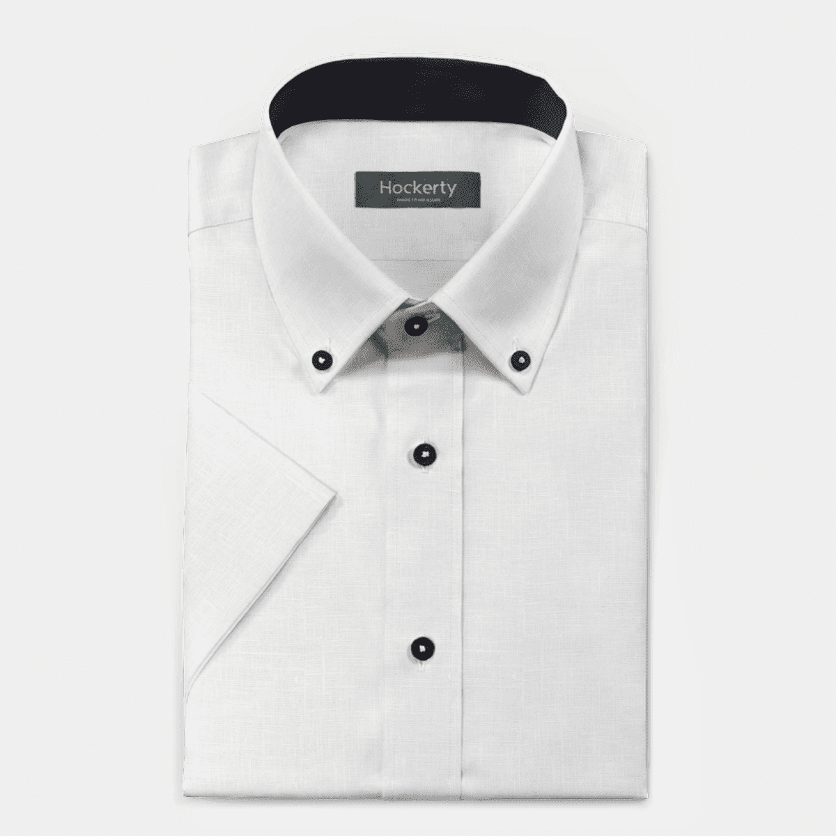 camisas blanca manga corta