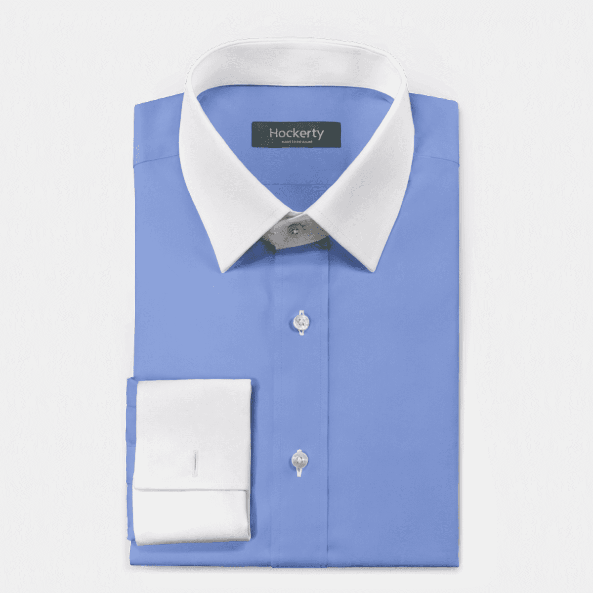 PATTERNED WIDE CUFF POPLIN SHIRT
