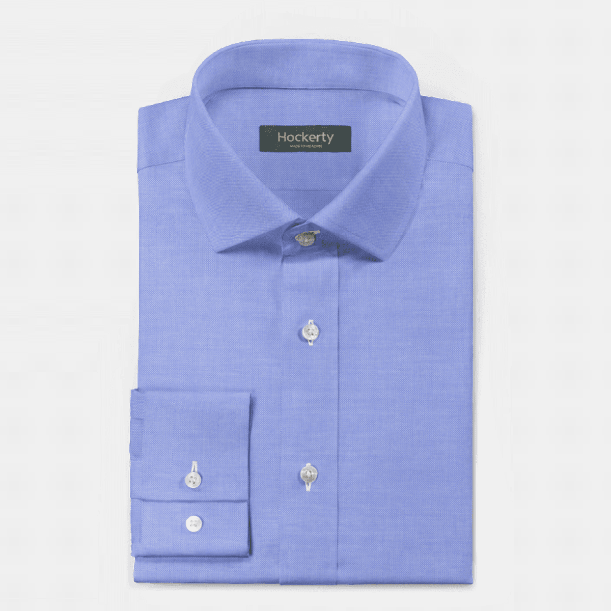 Premium Mid Blue no-iron cotton Shirt