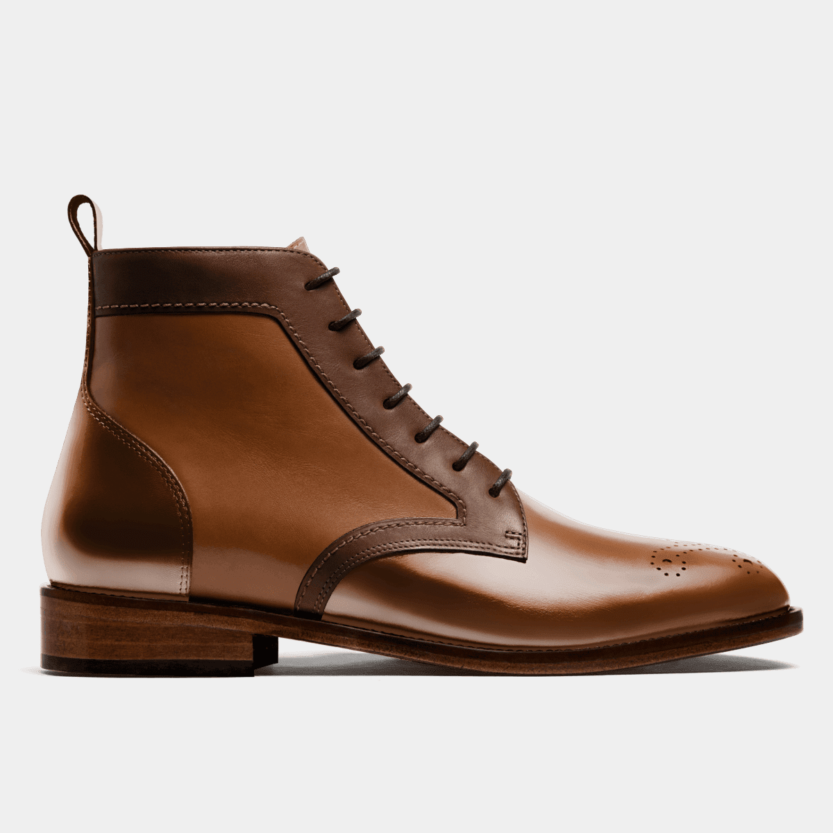 Nero Giardini Stivaletto Uomo In Pelle Marrone (Moro) - Modello I400502U - Calzata Ampia - 2