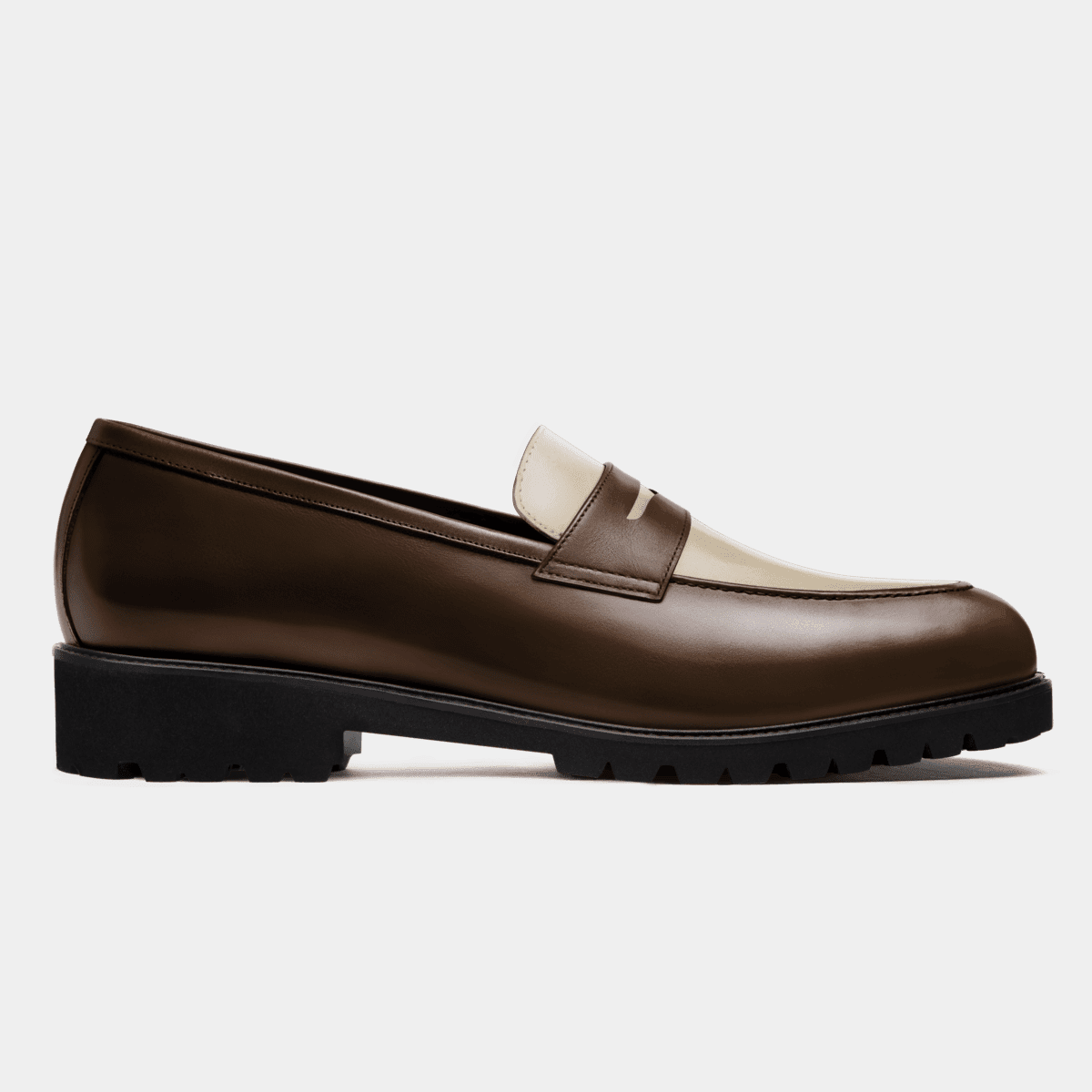 Jonathan Black Mens Penny Loafers Burgundy Leather Slip On Shoes 10EEE Wide Christian Louboutin Orlando Penny Loafers | Saks Fifth Avenue main image 2