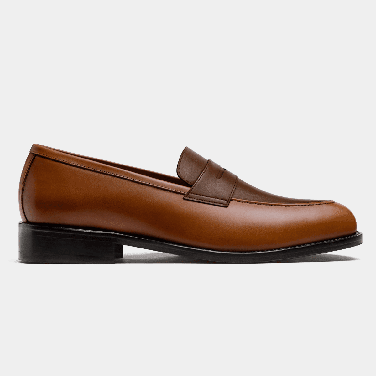 LP LOAFERS 25S IN BROWN LAMBSKIN WITH SILVER HARDWARE main image 0