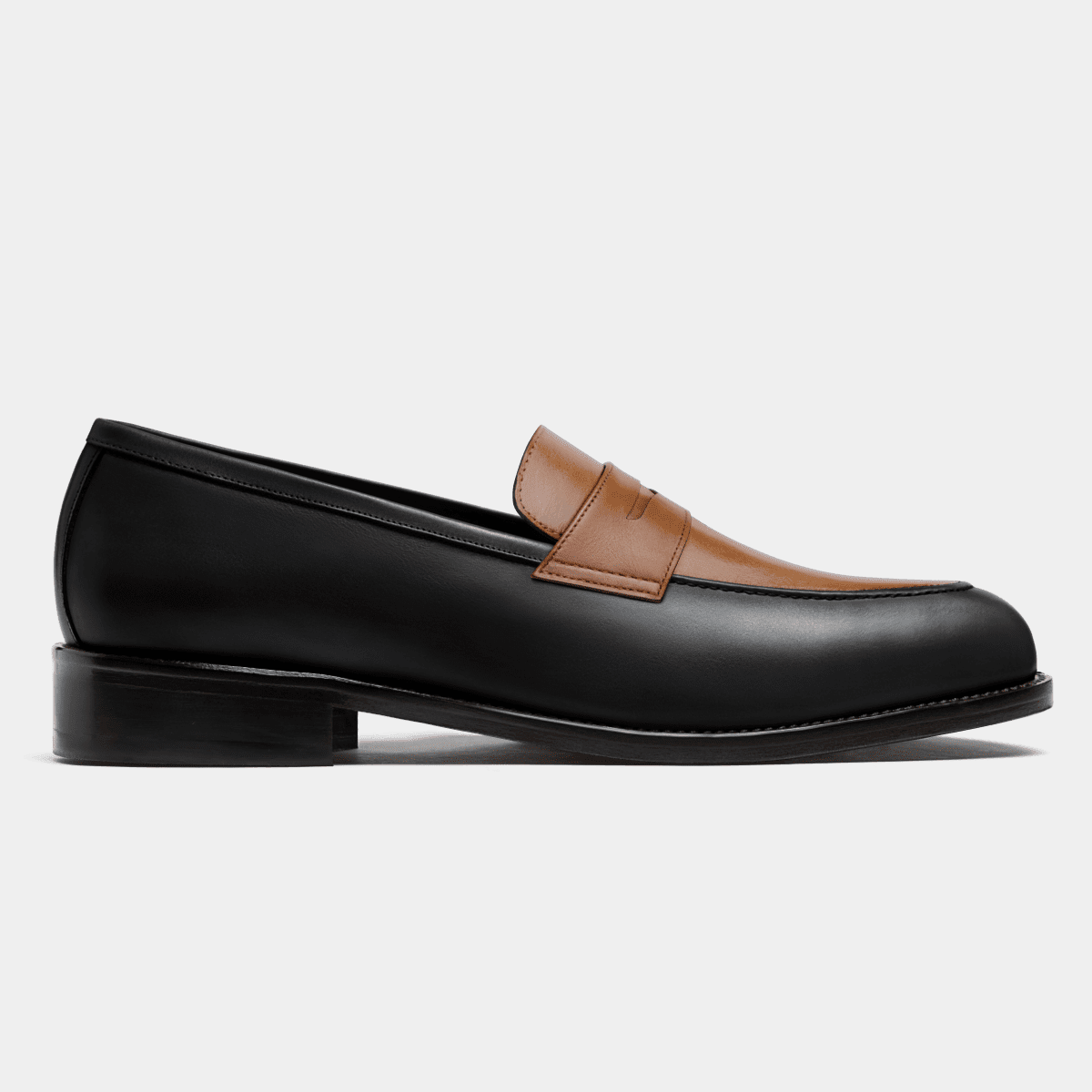Perroquet Leather Penny Loafers - Black main image 0