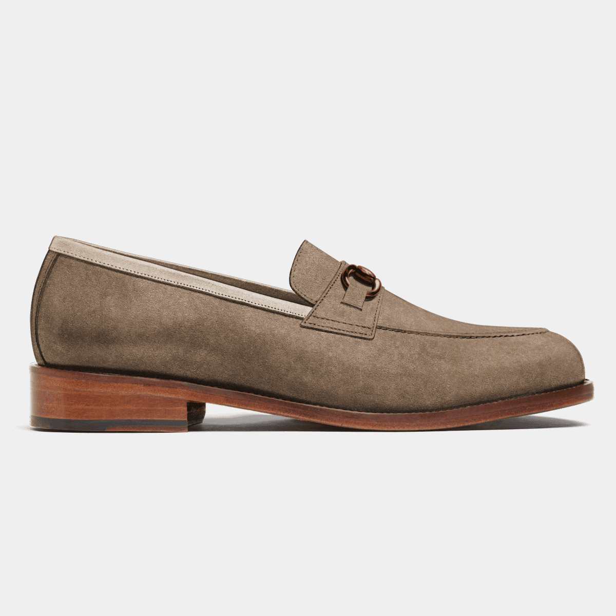 Melucine Metallic Horsebit Detail Loafers