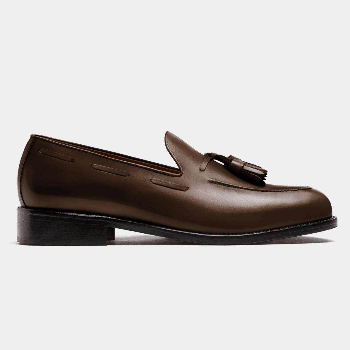 Classic Brown Leather Tassel‎ Loafers Brown Men main image 2