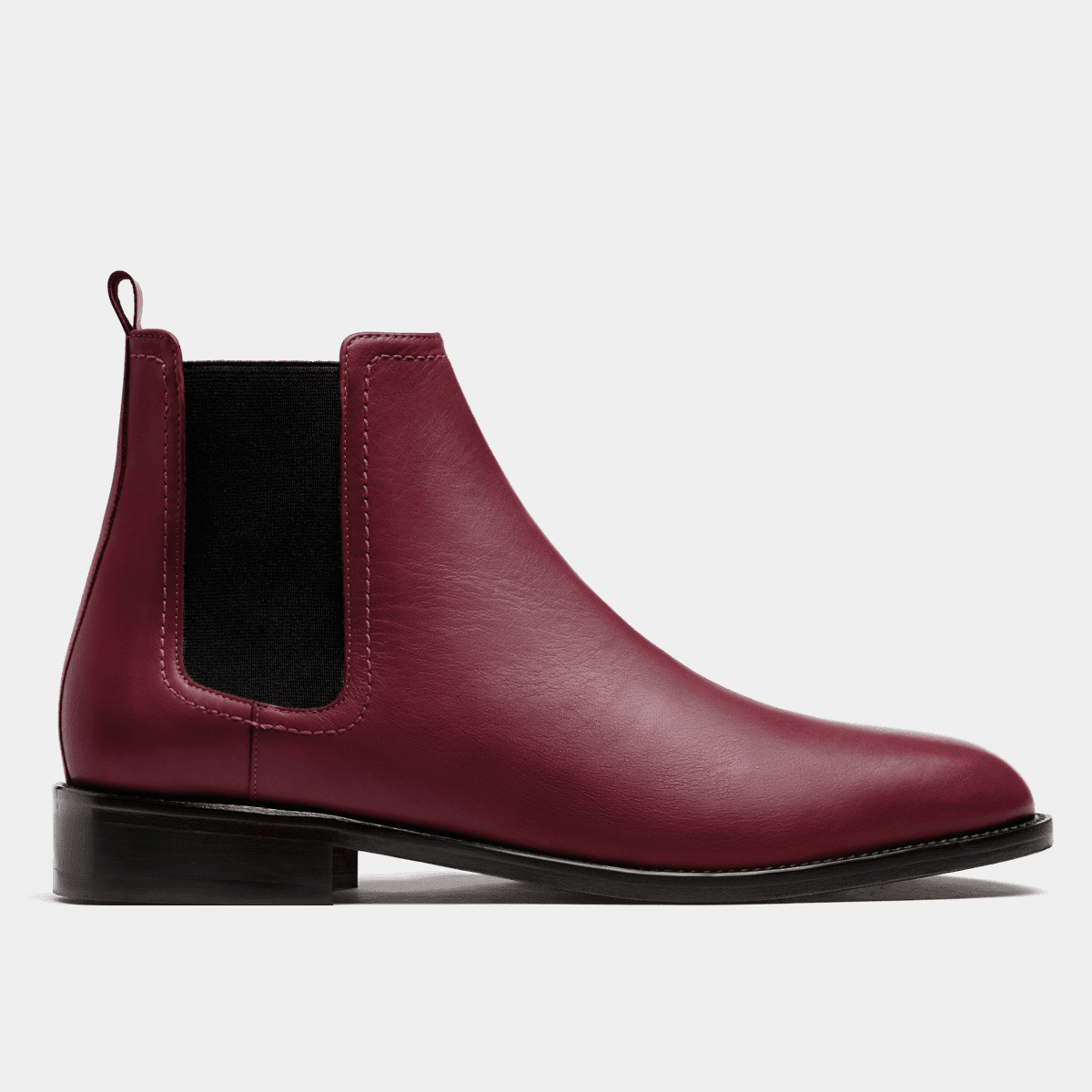 Chelsea Boots - burgundy italian leather