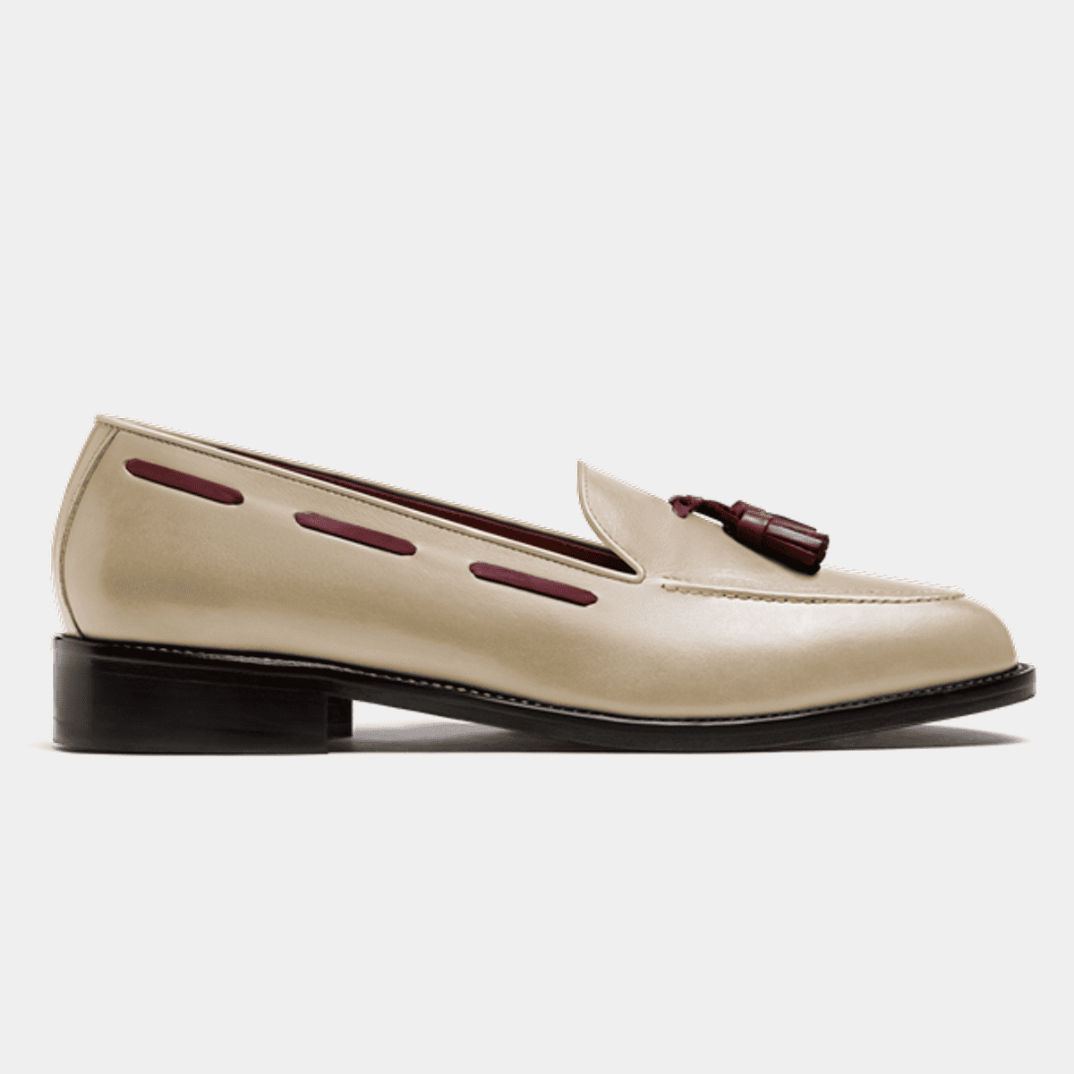 2400~Leather MARGARET Bif Loafers with Tassels main image 0