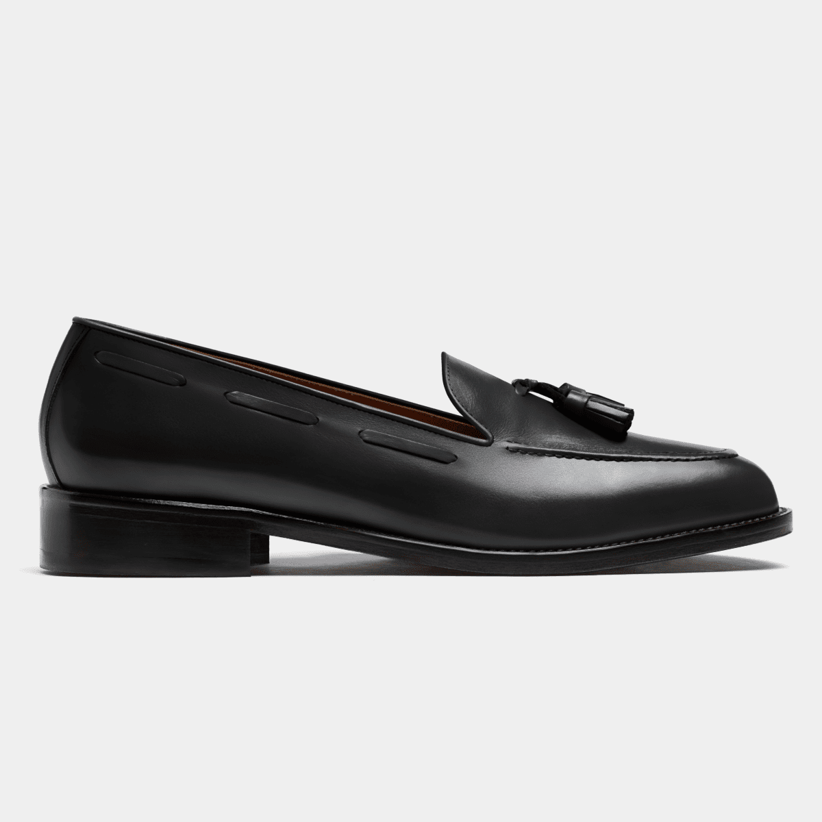 Tassel Loafer - black italian calf leather