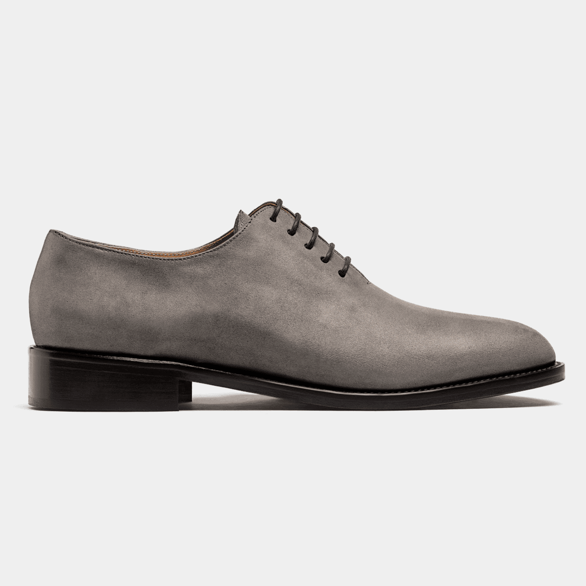Wholecut Oxford shoes - grey suede
