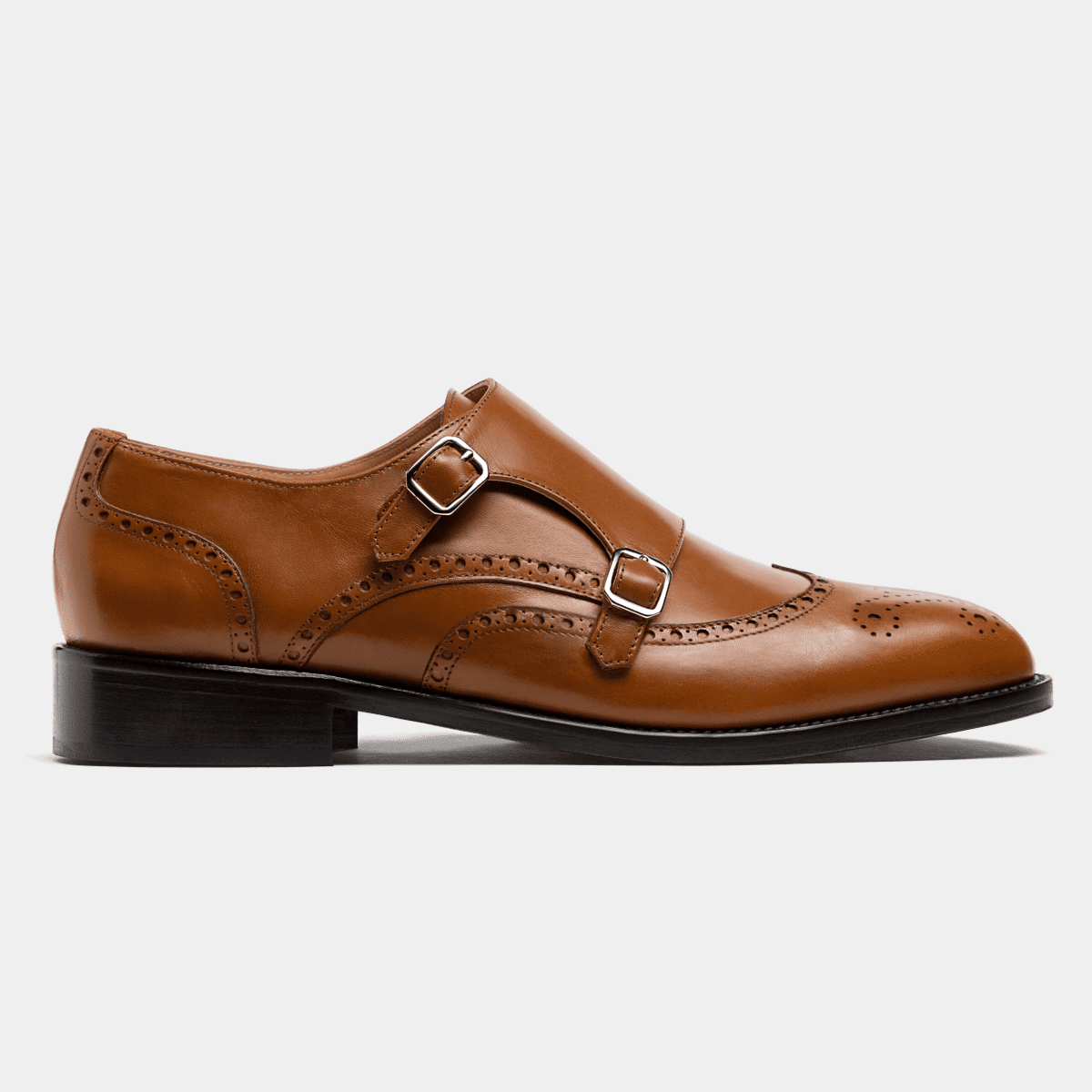 Monk Brogues - brown italian calf leather