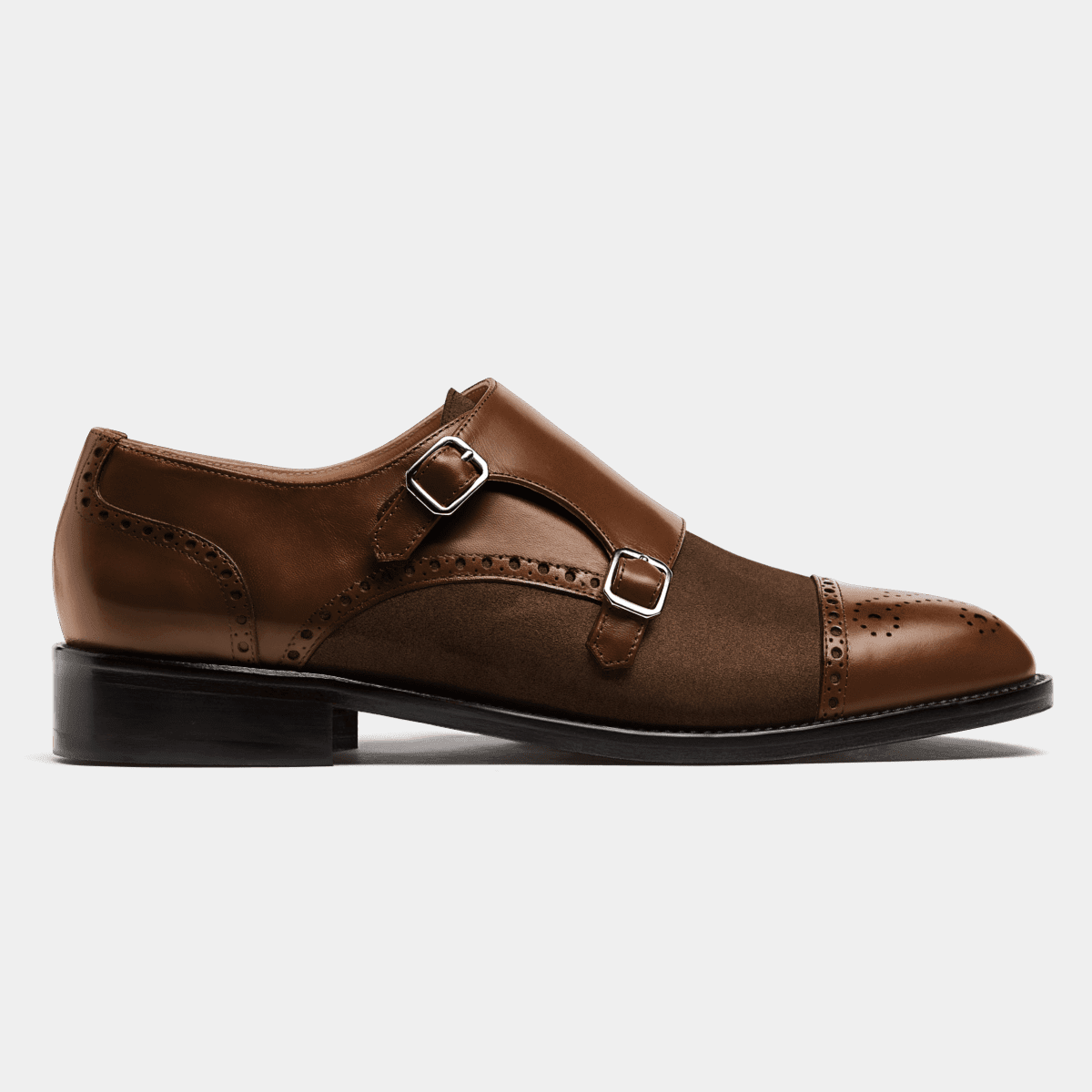 Wonderland Medium Heel Brogue Leather Shoes main image 1