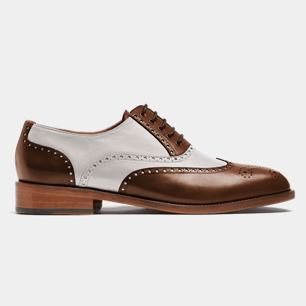 Spectator Cobbler Union Men\'s Brown and White Oxford  Shoes Made In Spain Ms,Sz9 1930s style Men main image 3