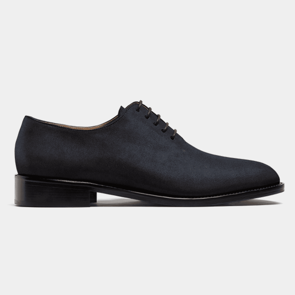 Wholecut Oxford shoes - blue suede