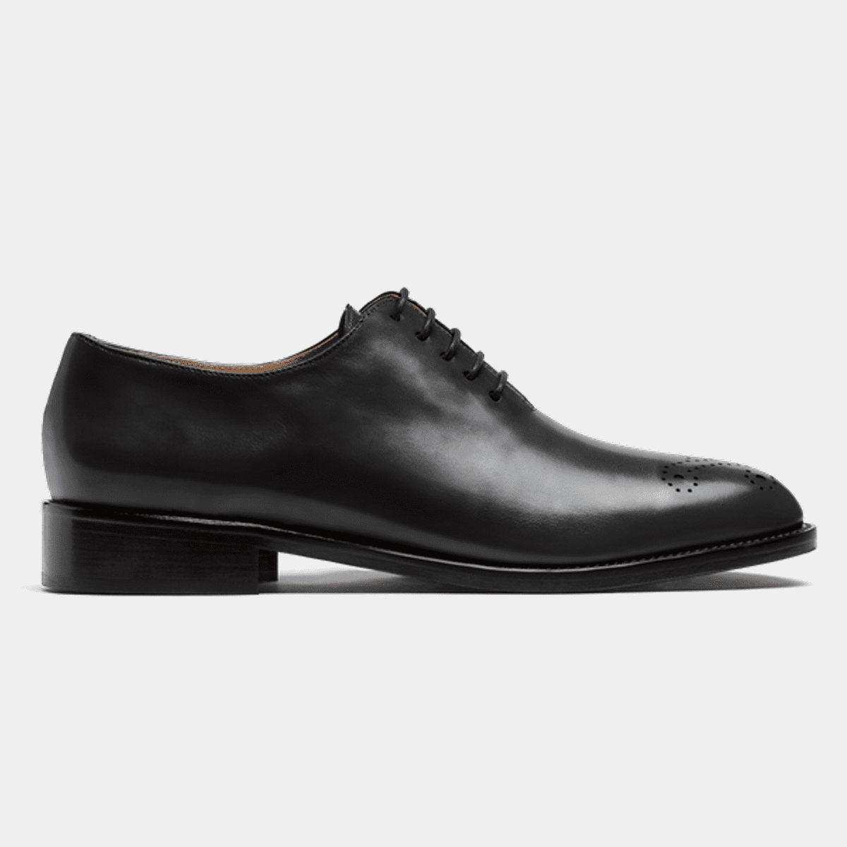 Wholecut Oxfords - black italian calf leather