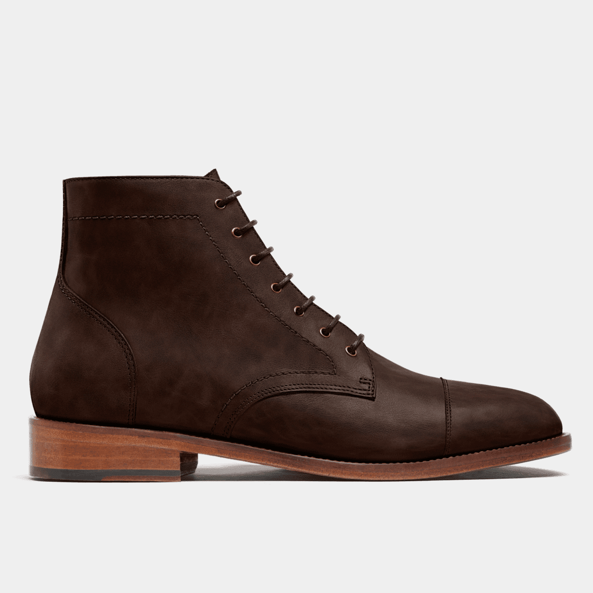 Cosiani Black Cap Toe Leather Dress Shoes