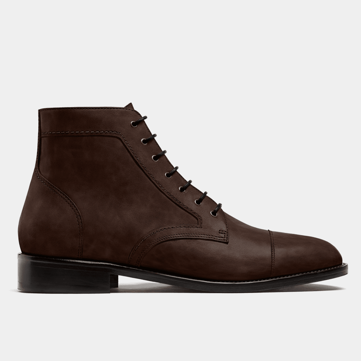 Genuine Leather Cap Toe Boots main image 1