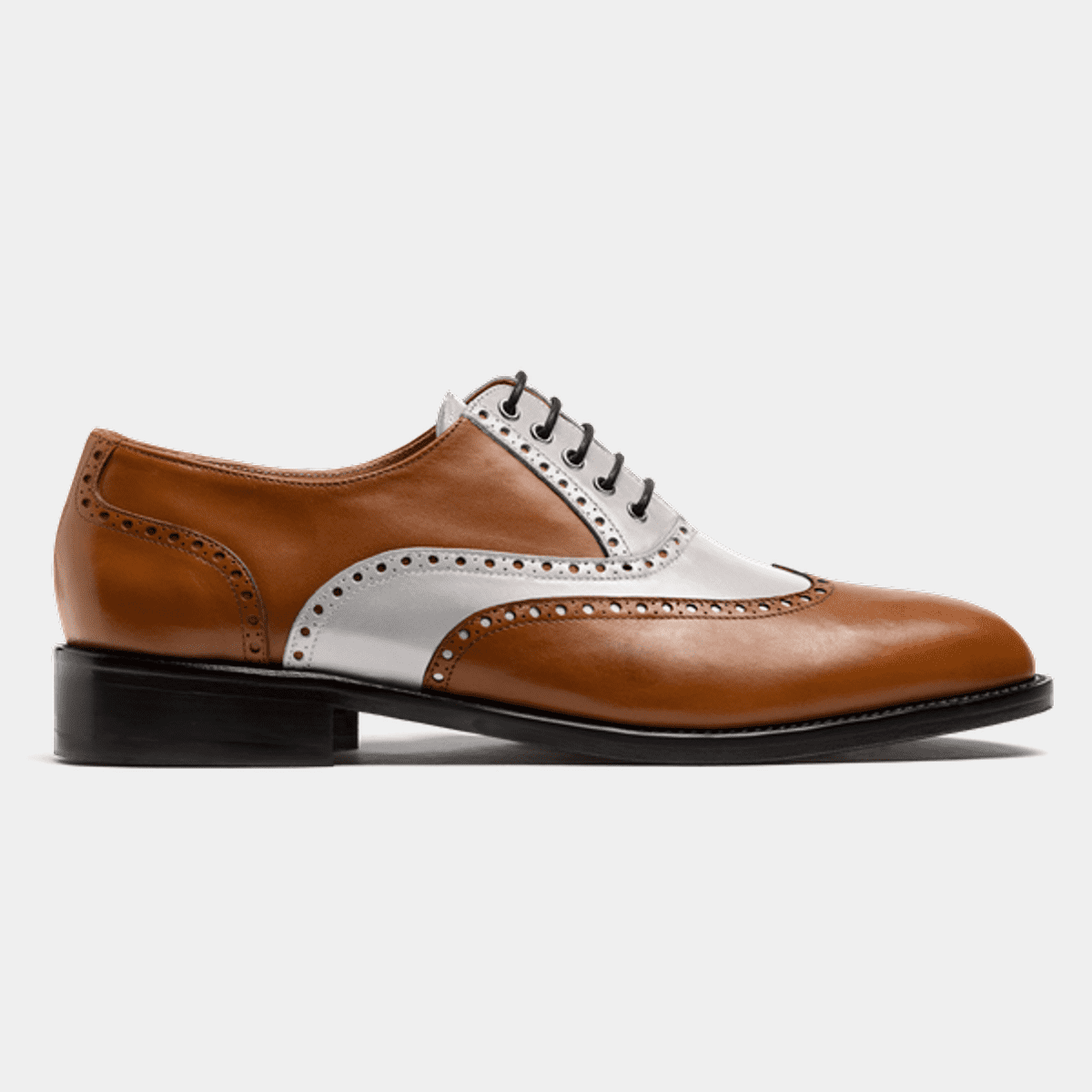 Chaussures Oxford FootJoy Homme 10.5 2E Cuir Blanc Lacets Brogue Neuve Sans Boîte