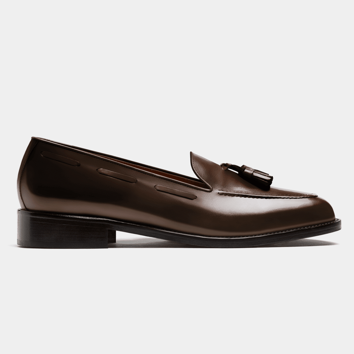 上品スタイル Tassel leather brown in Loafers 靴