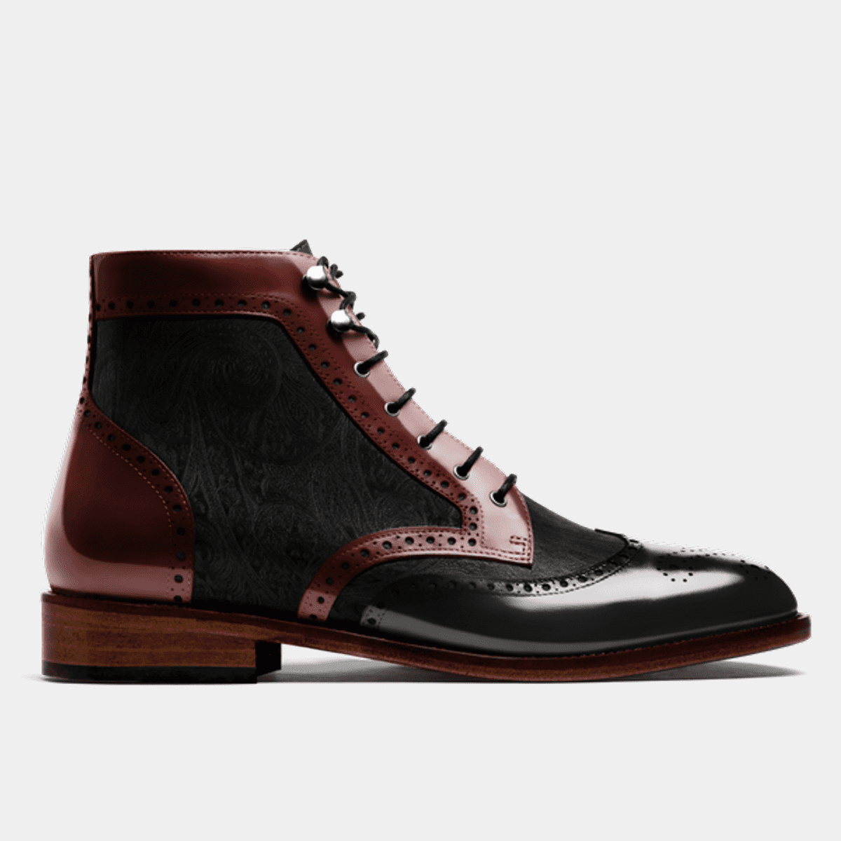 mens burgundy nike boots