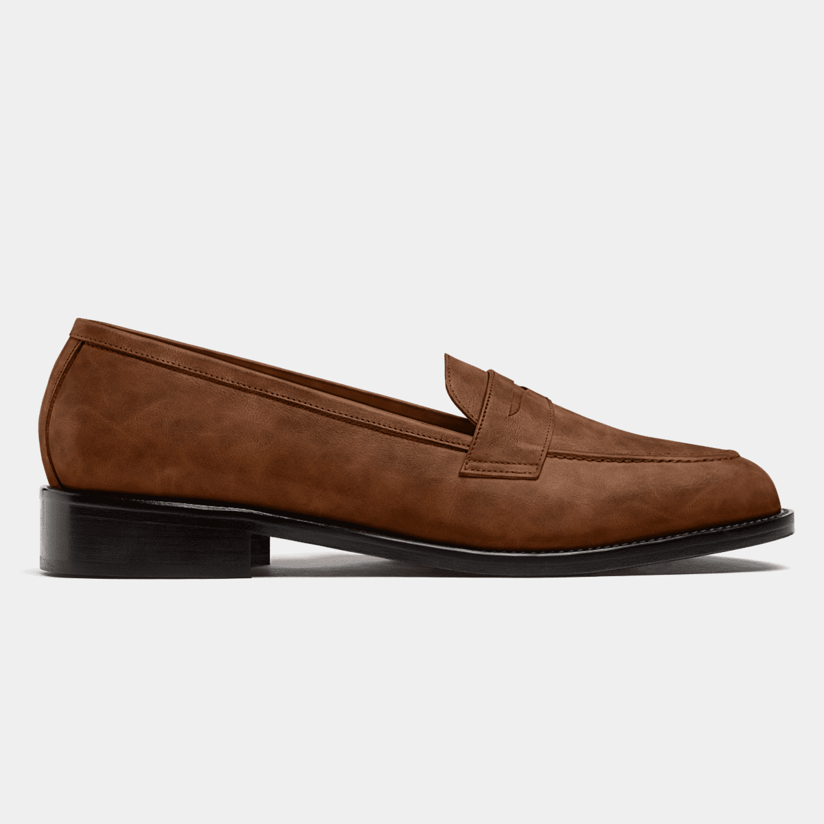 Shiny Leather Penny Loafers main image 0