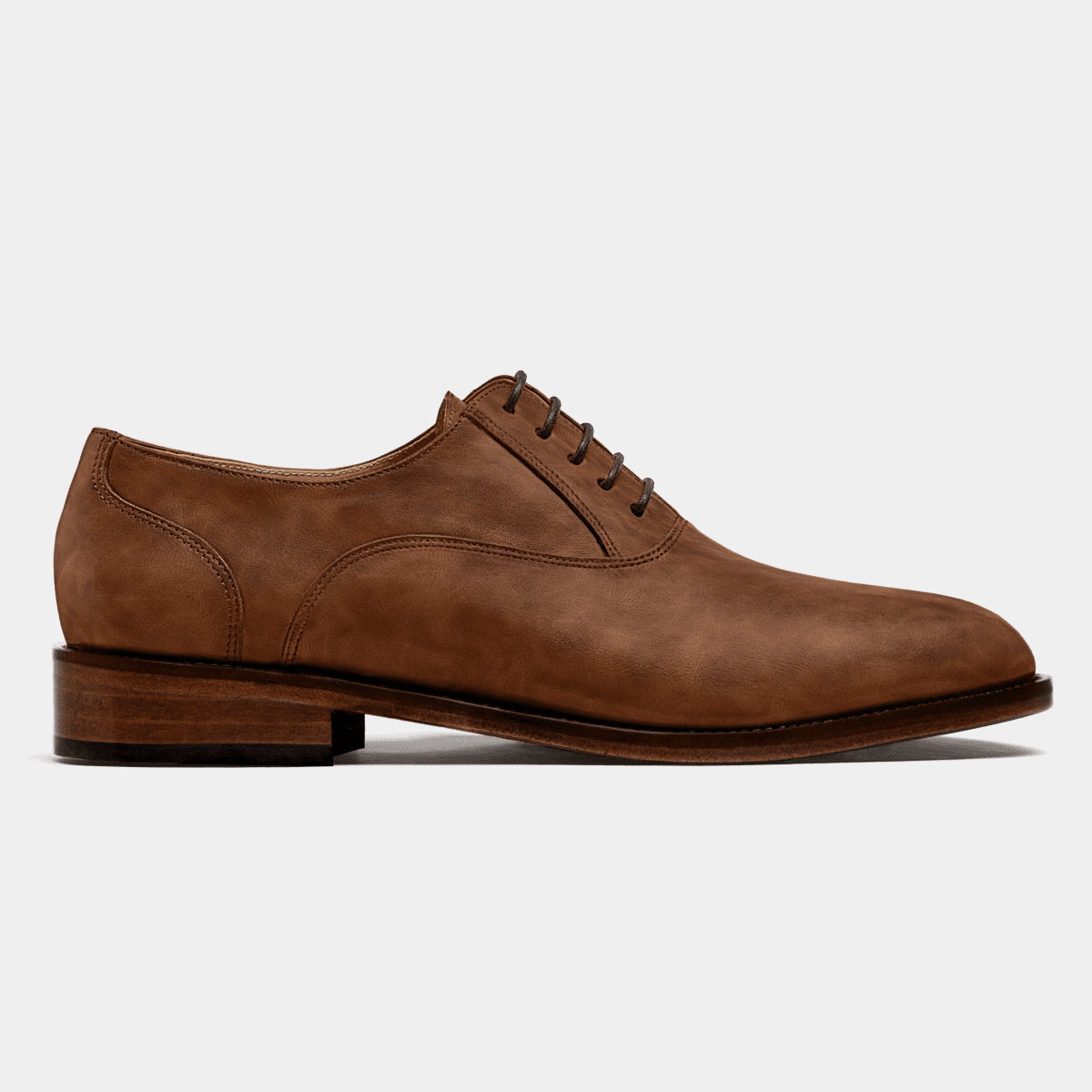 Scaarpe Uomo Stringate Oxford in pelle marrone