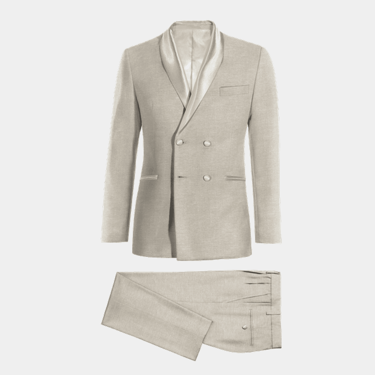 Smoking 3 Pièces Pour Homme YND - Col Châle Et Nœud Papillon Inclus - Coupe Ajustée, Qualité Supérieure - Pour Mariage, Soirée