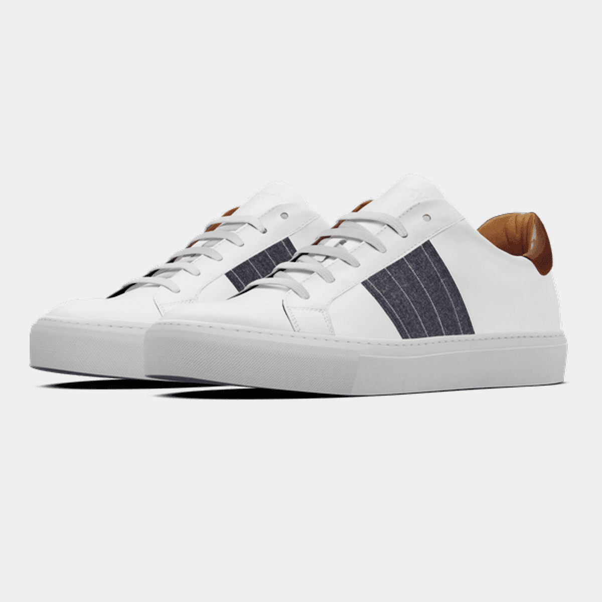 Blauer White Polyester Men's Sneaker
