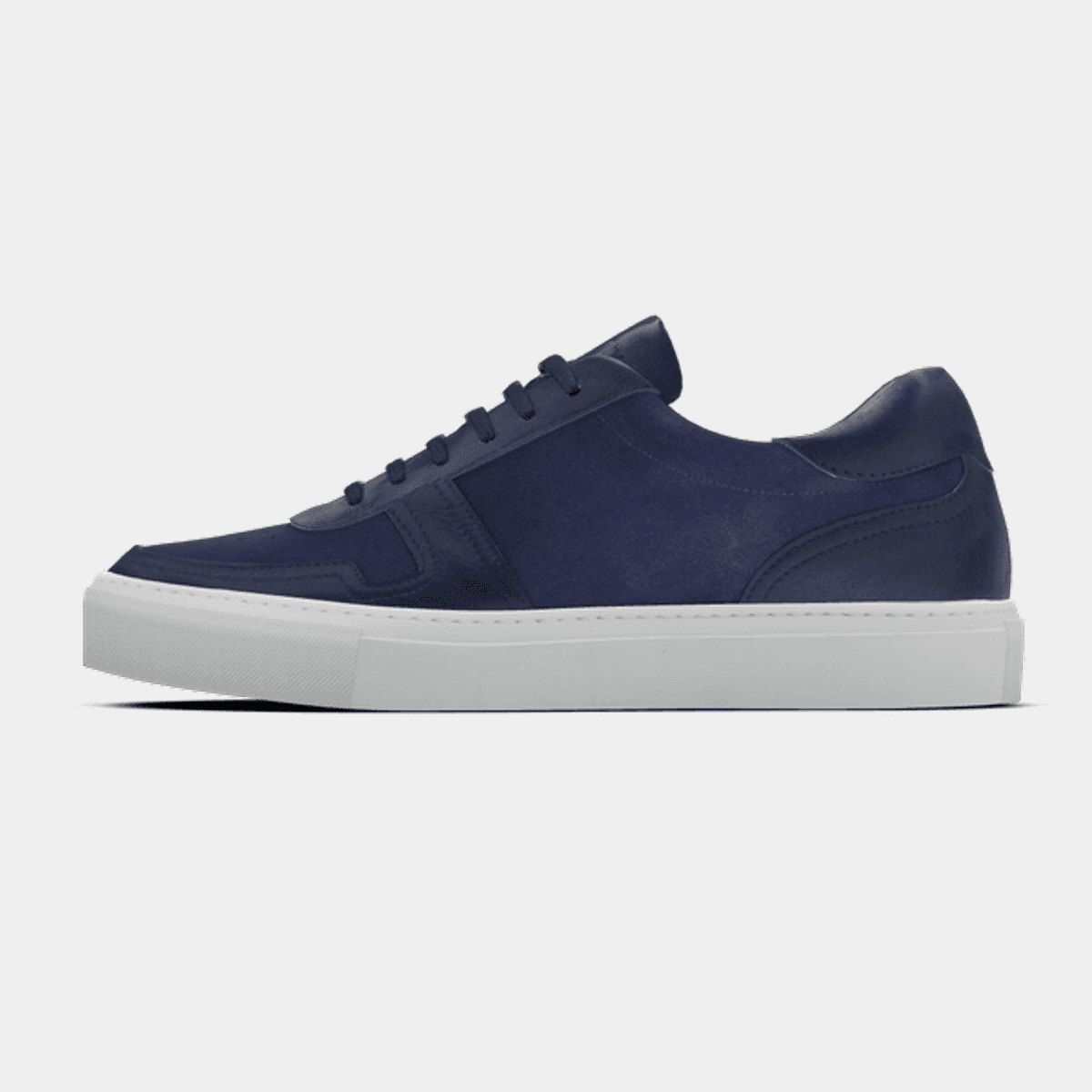 Blue Baltic Hammered Leather Sneaker