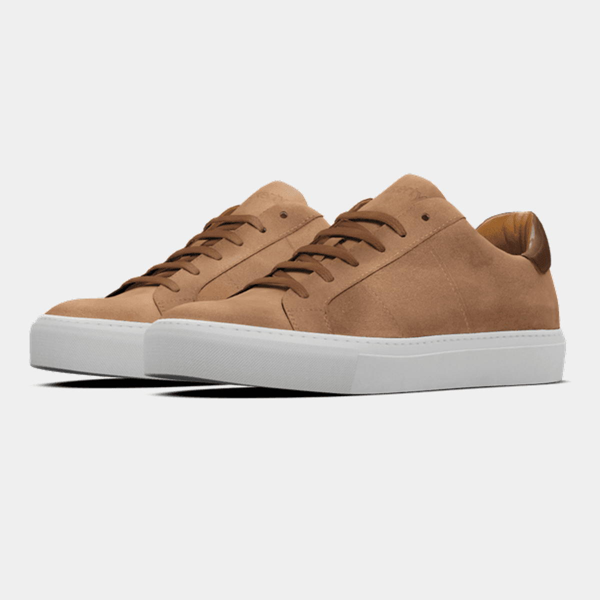 SUEDE AND BEIGE LEATHERスニーカー islington-sneaker-bone-leather