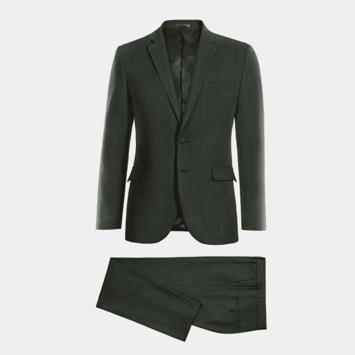 A Luxurious Jungle Green Suit Men Made to Fit - TheLocco
