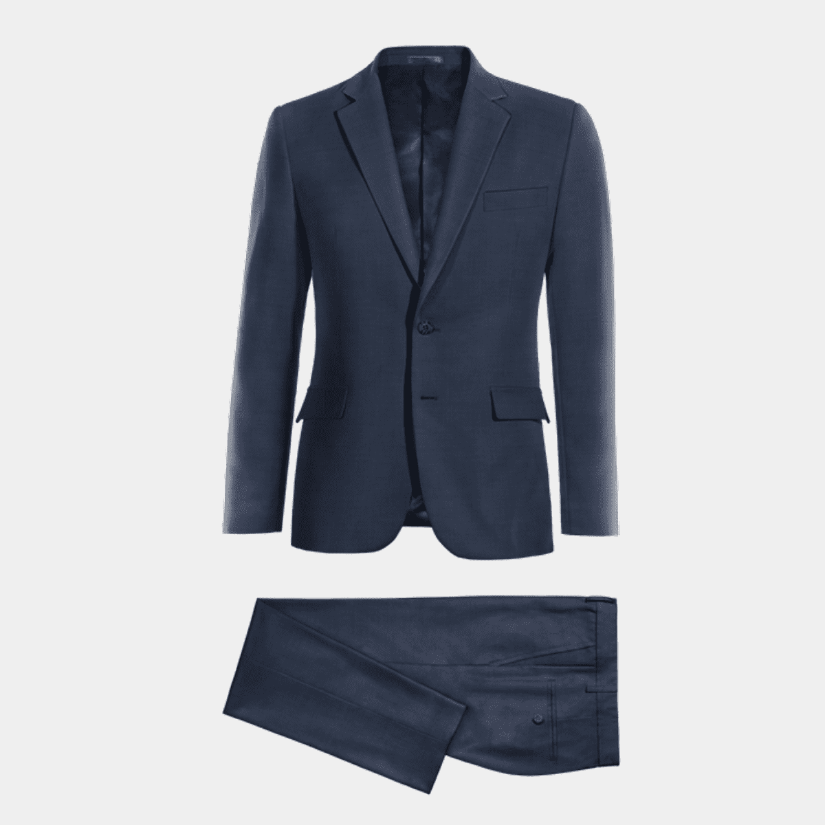 Blue stretch slim fit Suit