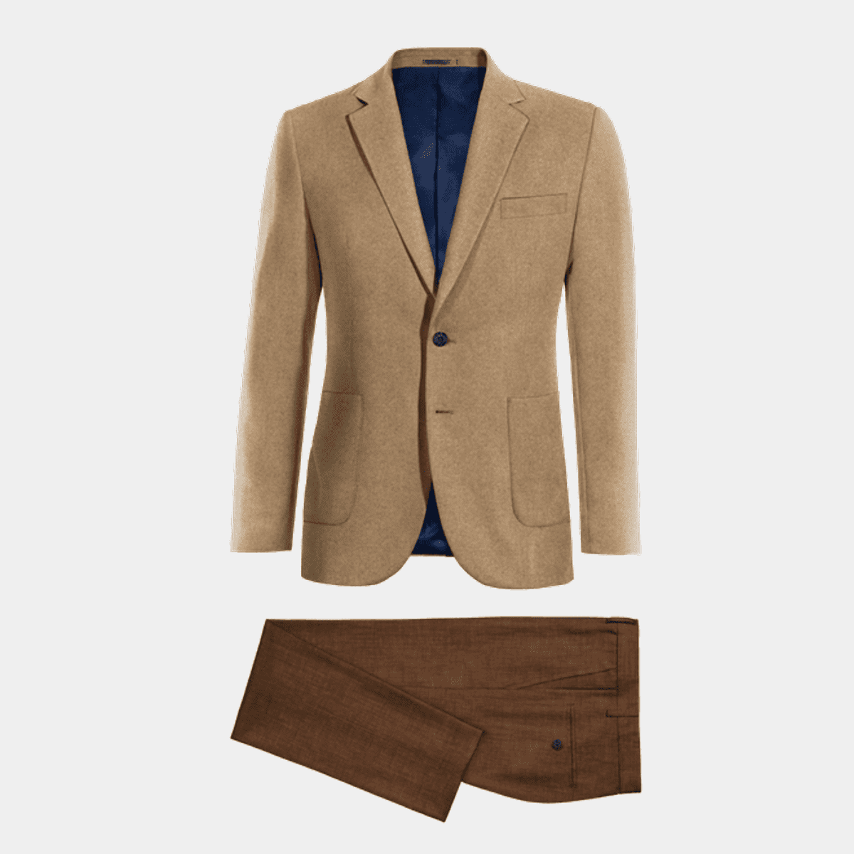 Camel donegal tweed Suit