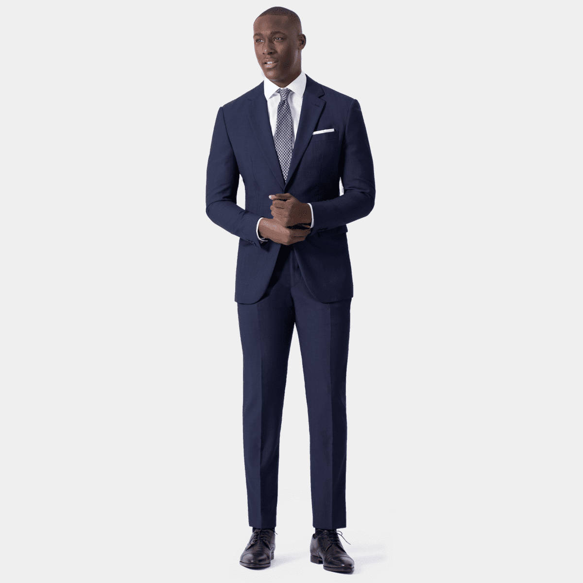 Navy blue super 100s essential Suit