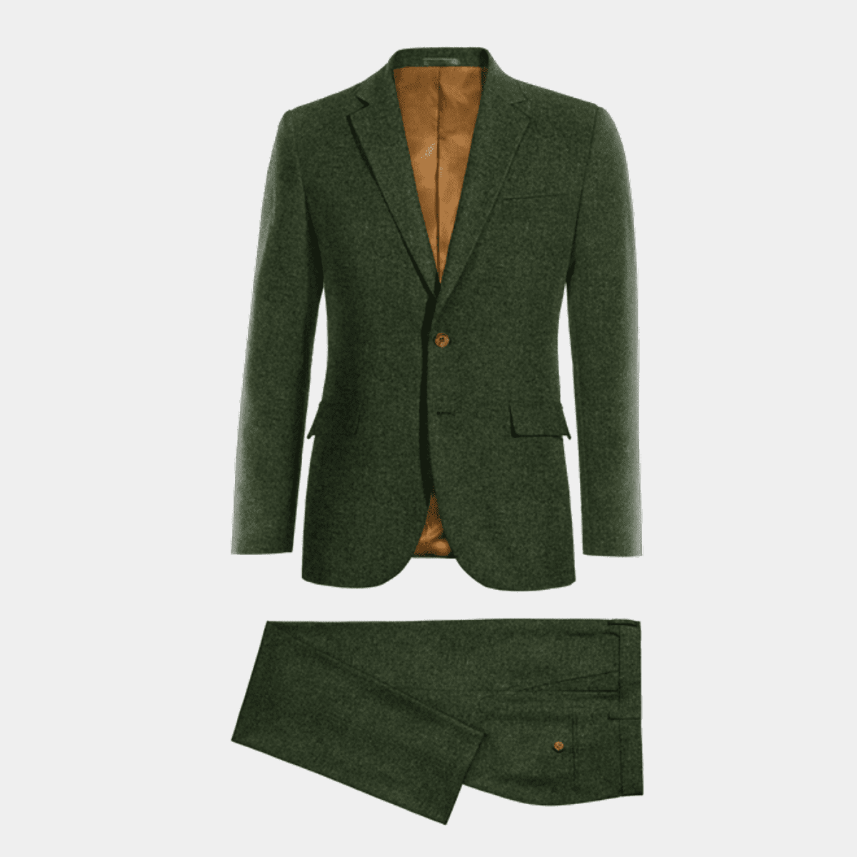 Green tweed suit on sale wedding