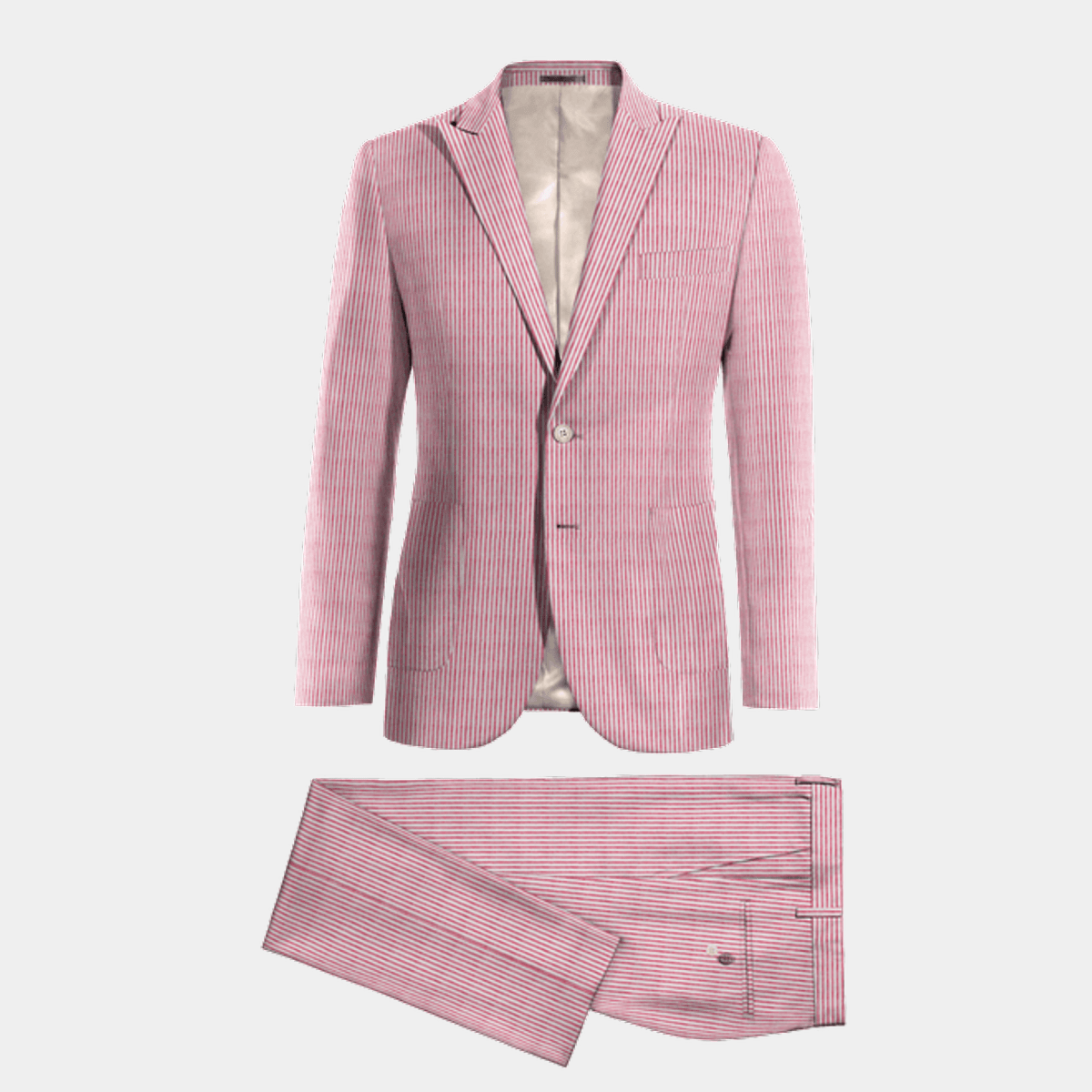 red seersucker jacket