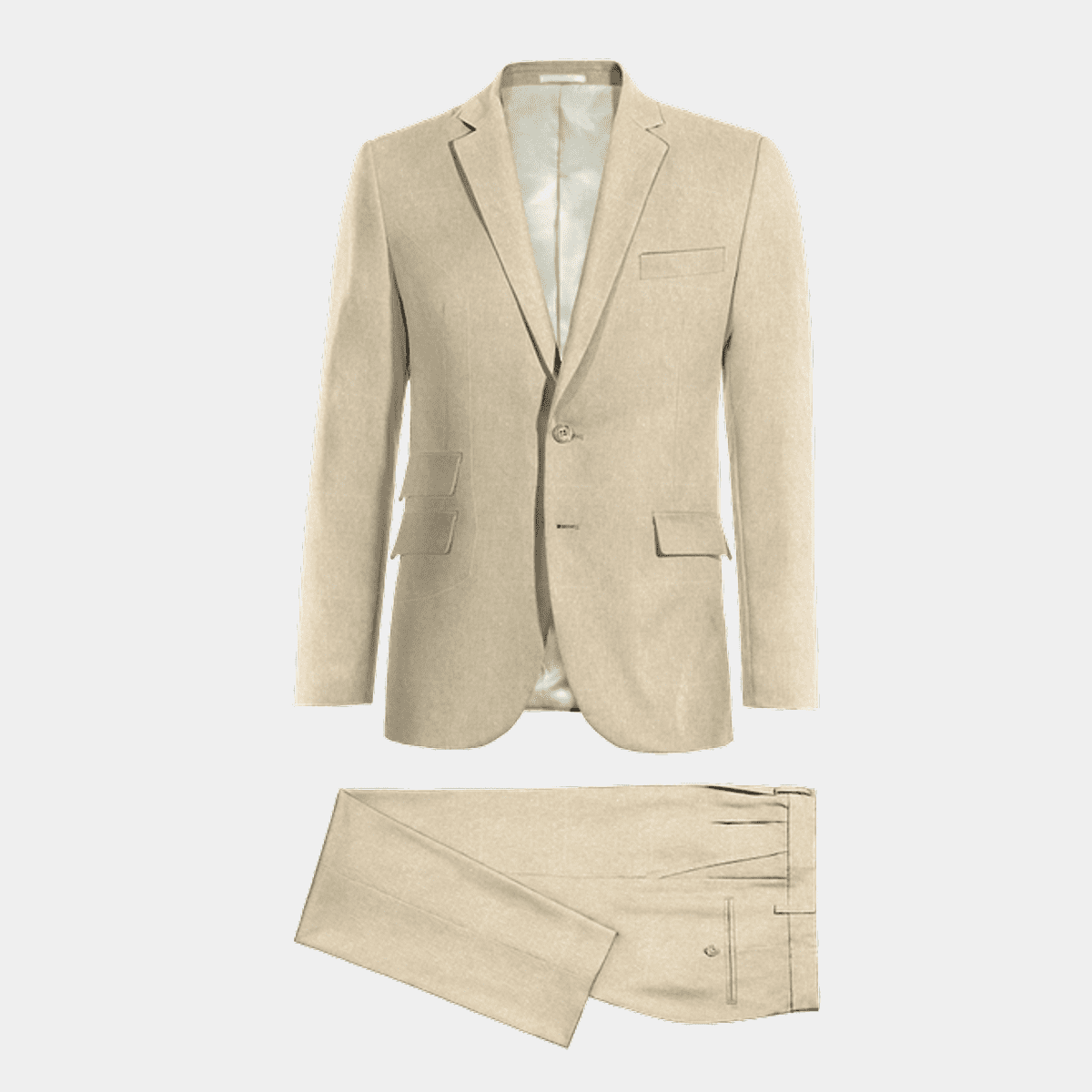 Completo uomo Color Sabbia di lino 239€ | Hockerty