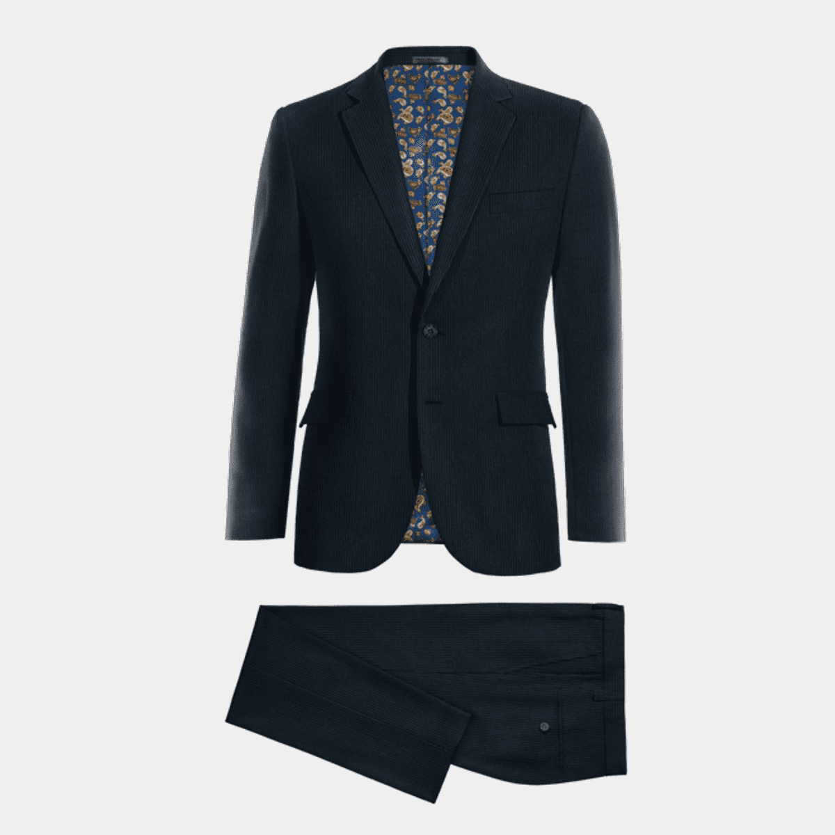 Blue Corduroy Suit