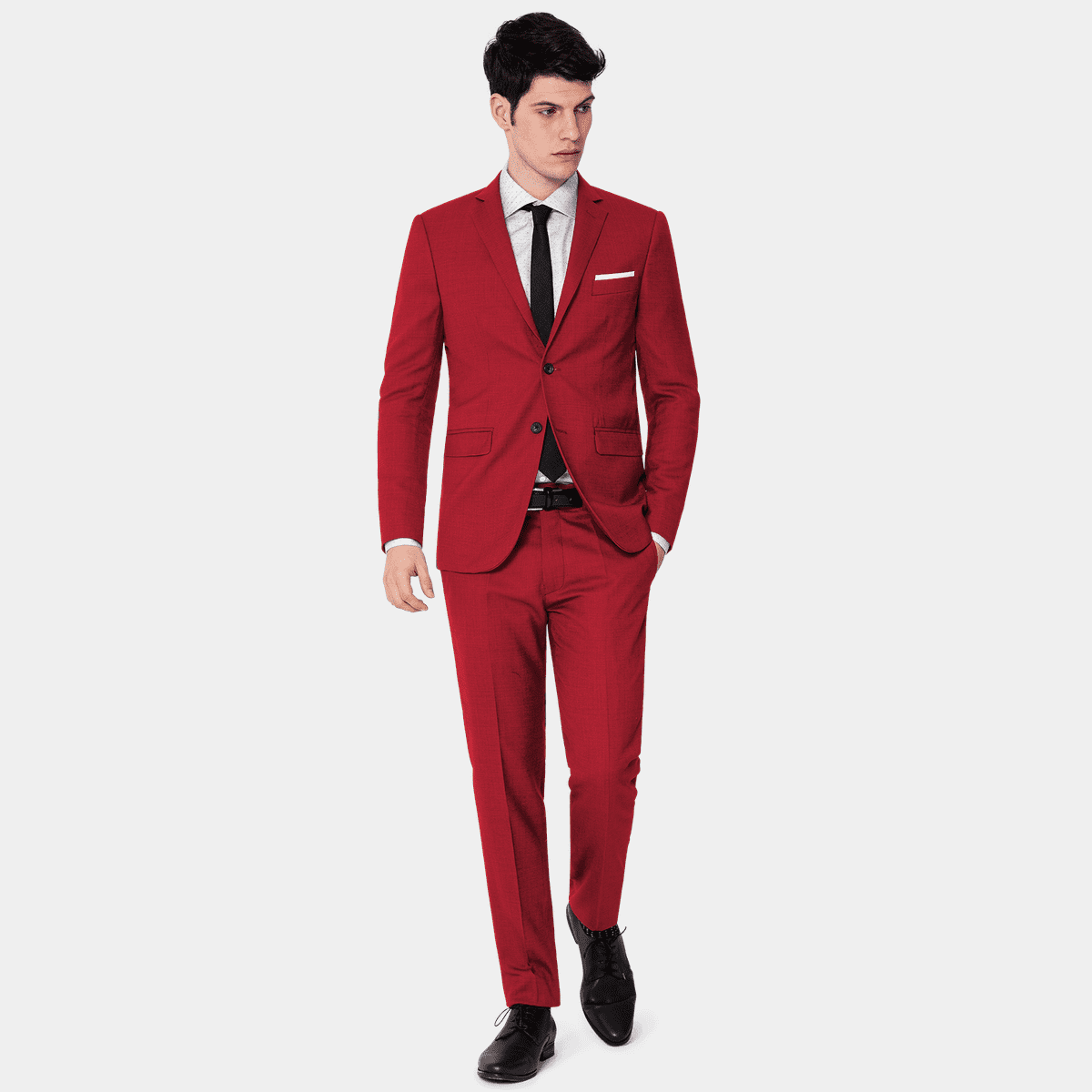 Intense Red stretch Suit