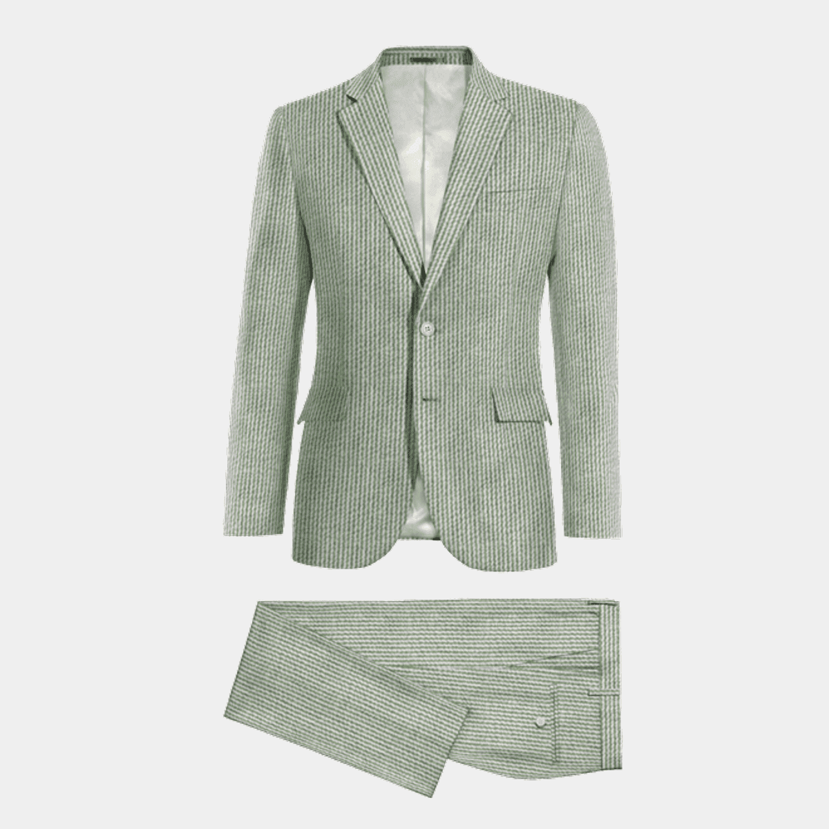 Mens green hotsell seersucker suit