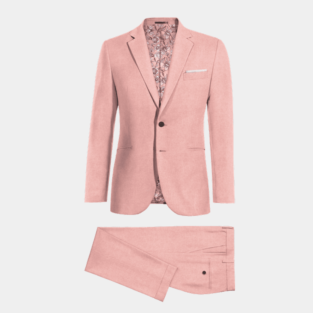 TOPMAN Denim Jacket With Pockets in Pink for Men