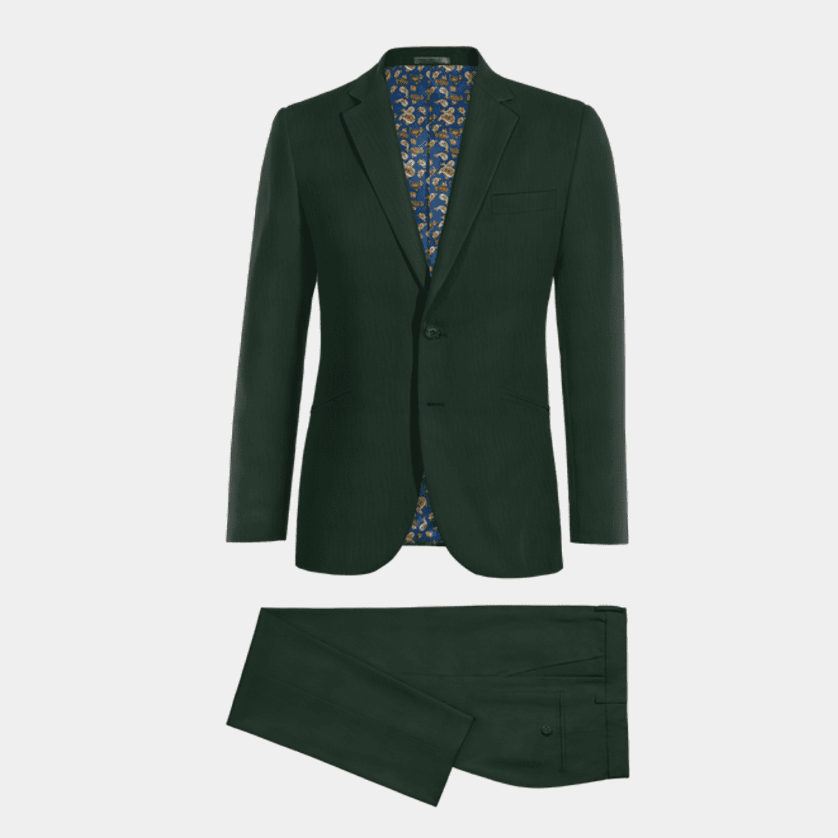 Hugo boss dark clearance green suit