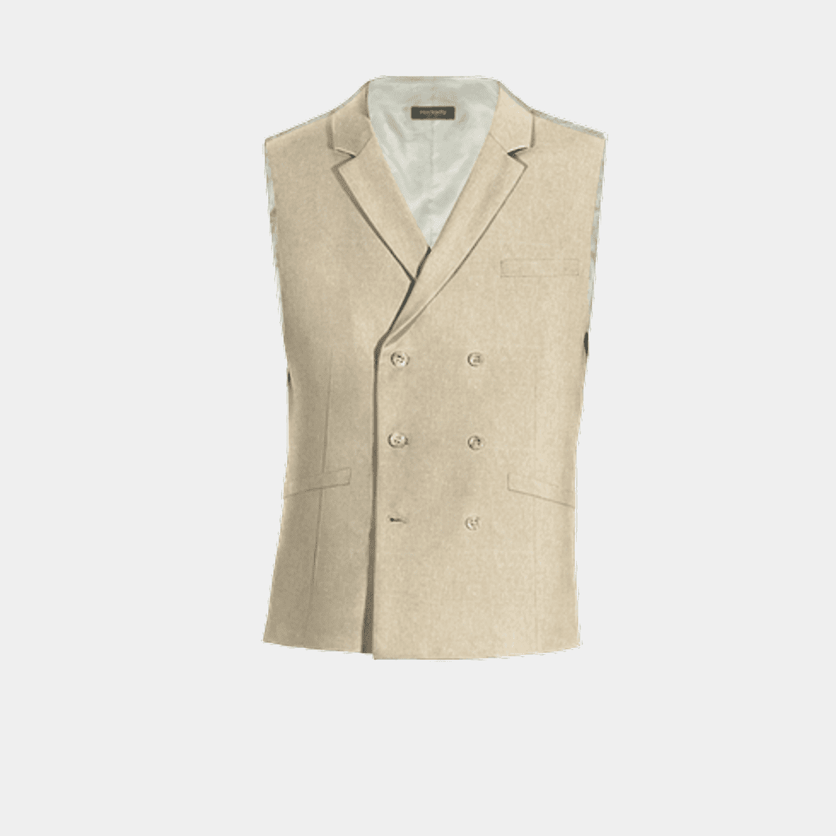 Dukes Lilac Double Breasted Waistcoat