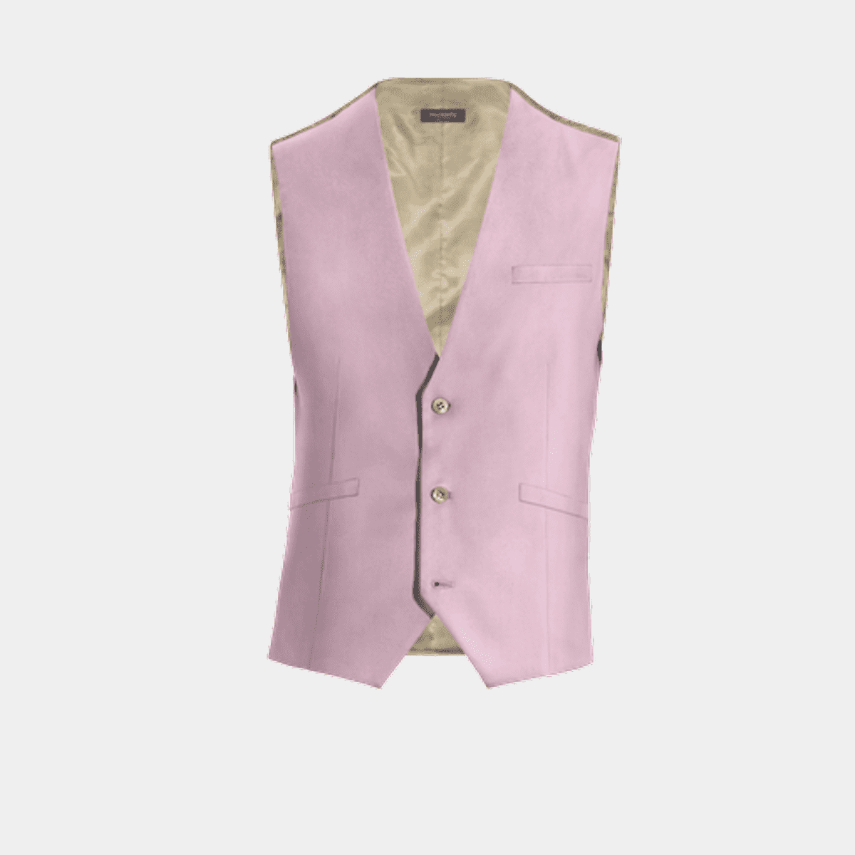 Light purple stretch essential Waistcoat