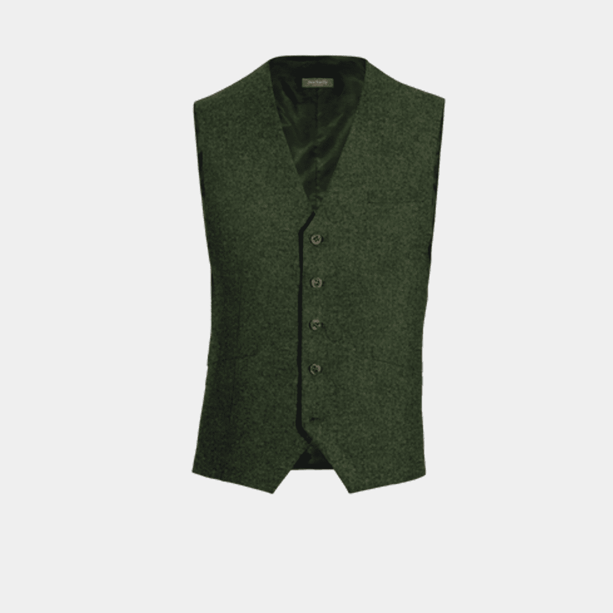 Green deals tweed vest