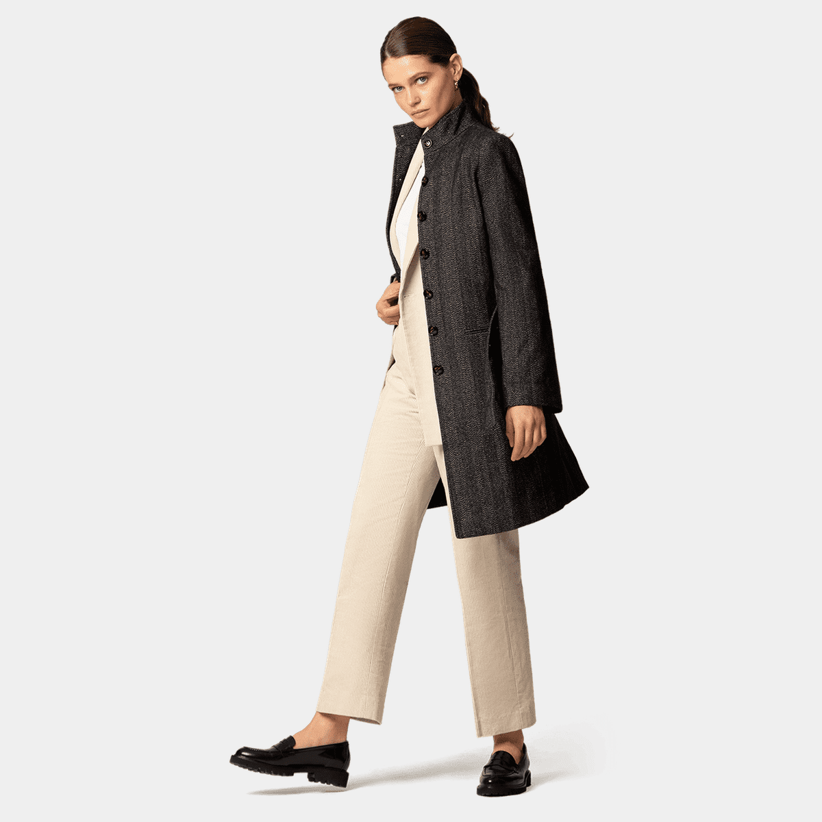 Women's Plus Size Wool Coats - Sumissura