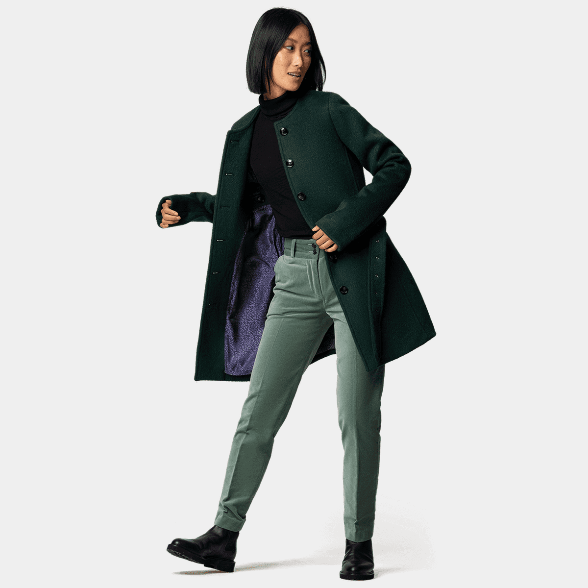 G-Star Belted Trench Jacket Green