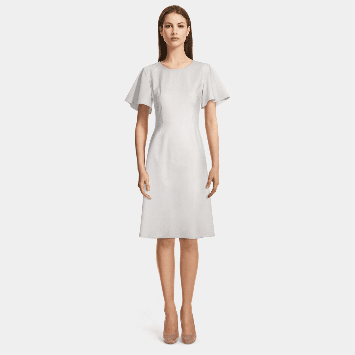 Bell Sleeves  A line Dress
