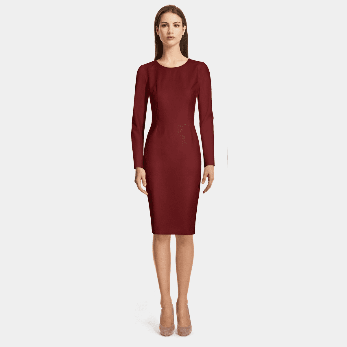 Long Sleeve Sheath Dresses Sumissura