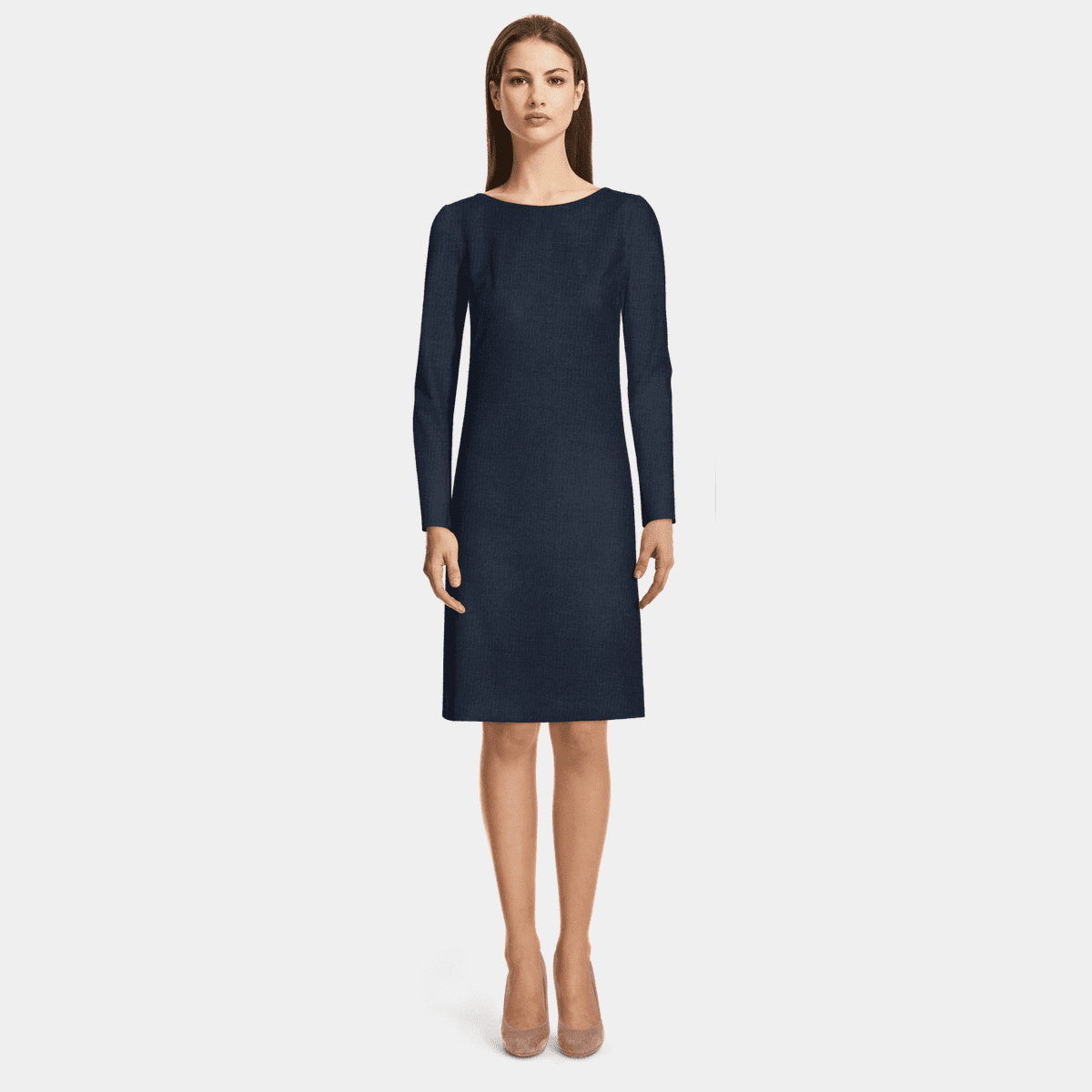 Long Sleeve Shift Dresses Sumissura