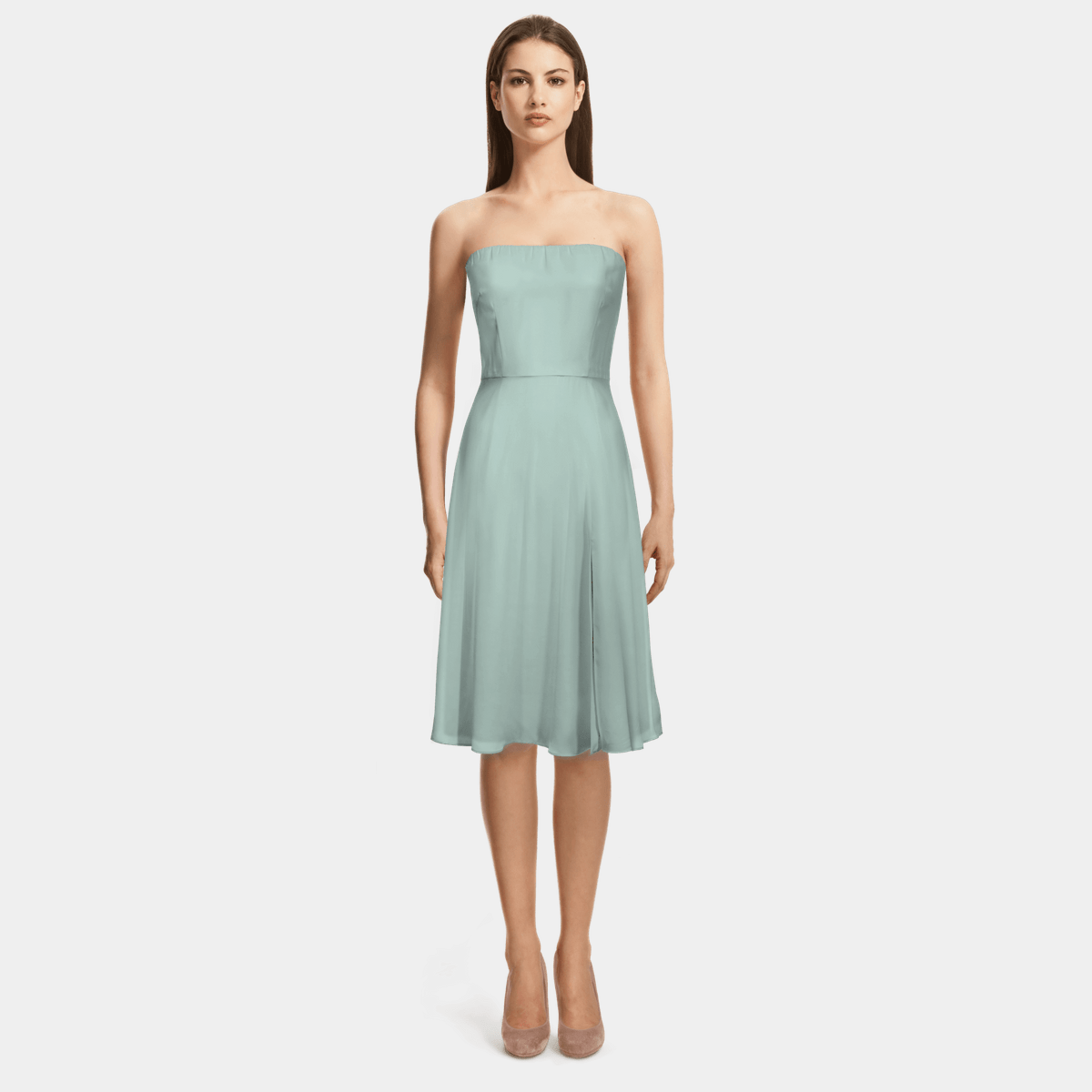 formal dresses maternity Pretty Perfect Powder Blue Maternity Ruched Mesh Bardot Maxi Dress – Club L  London